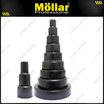 BISON D40140 Hole Saw Set 16 pcs / Mata Bor Holesaw Kayu