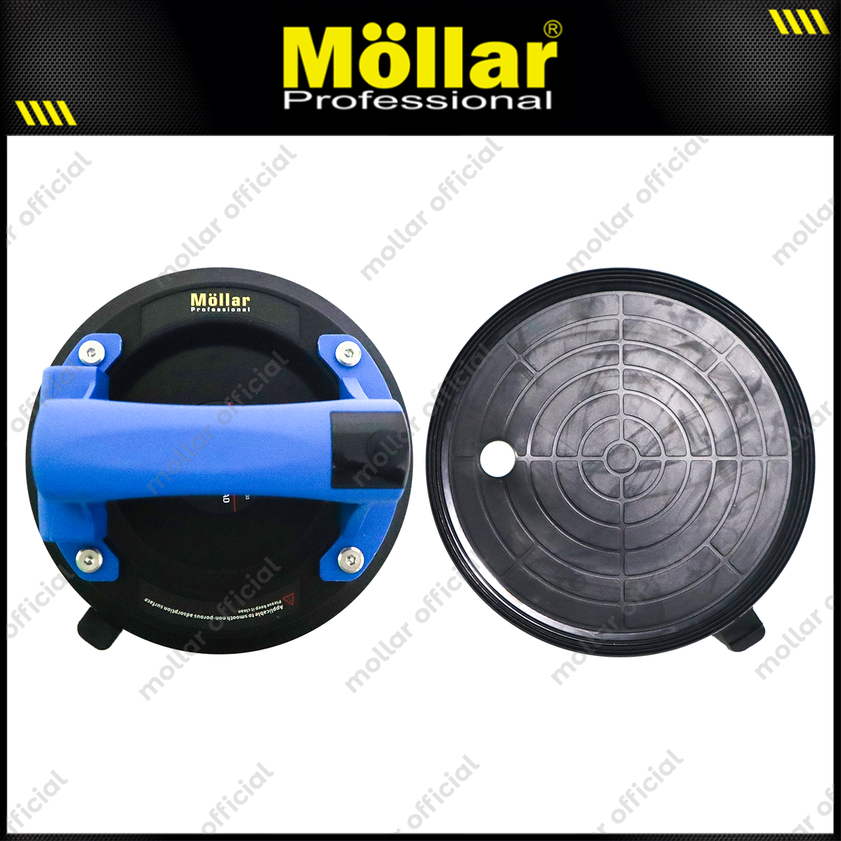 MOLLAR CSP04003 Mesin Kop Keramik 8" Baterai 4V / Cordless Suction Pad