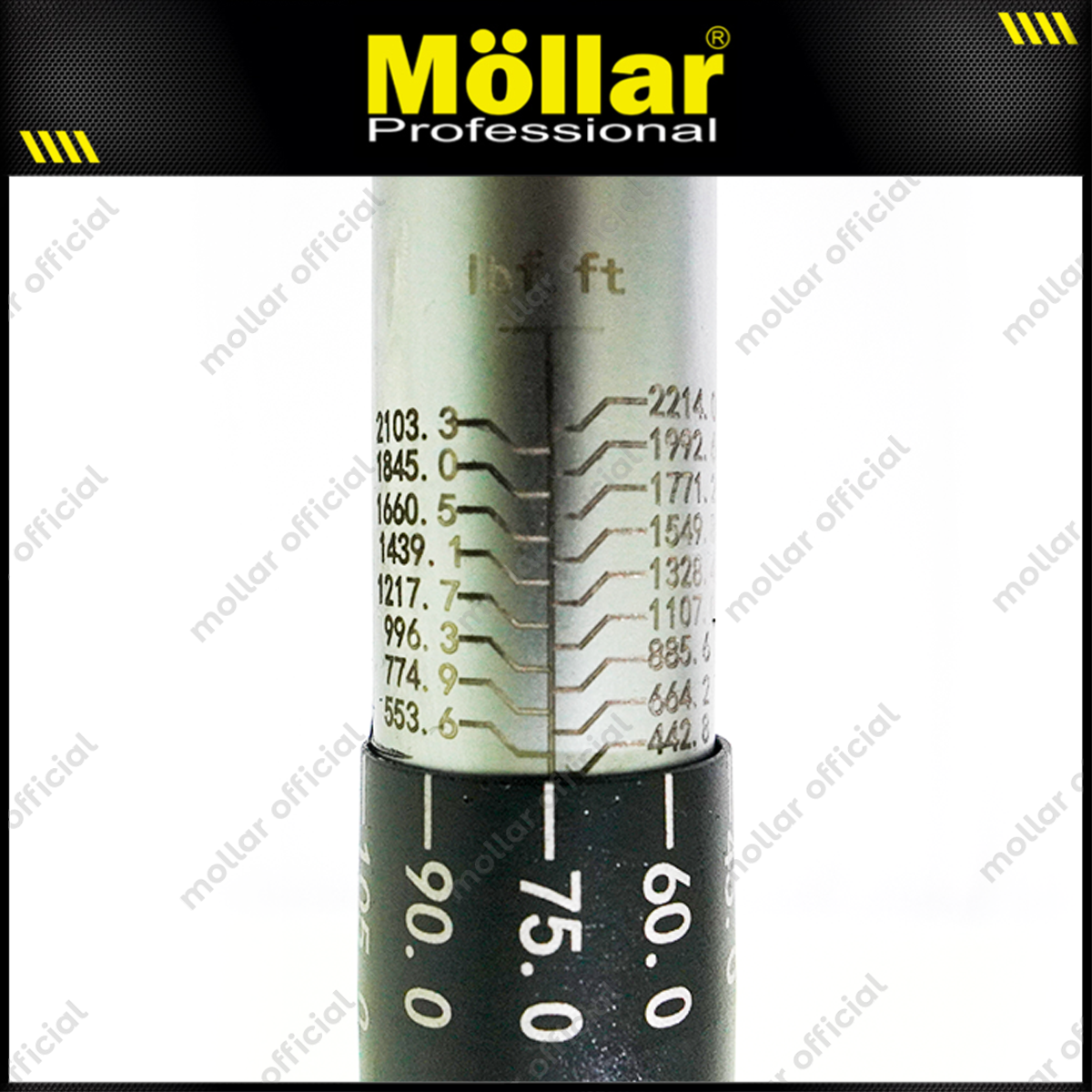 MOLLAR B11952 Kunci Momen Torsi 1" 600-3.000 Nm / Adjustable Torque Wrench