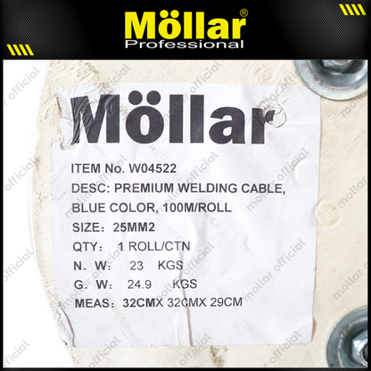 MOLLAR W04522 Kabel Las Tembaga Murni 25 mm - Per Meter