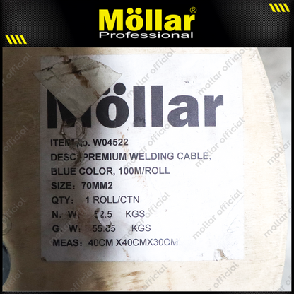 MOLLAR W04522 Kabel Las Tembaga Murni 70 mm - Per Meter