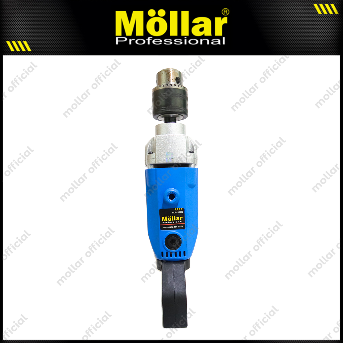 MOLLAR LSD680 Mesin Bor Pengaduk Listrik 13 mm / Low Speed Drill