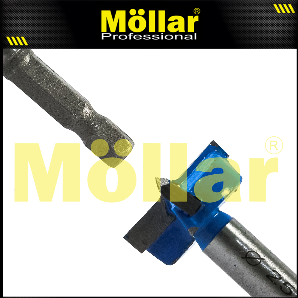 BISON D80981 Mata Bor Kayu Engsel Sendok 25 mm / Forstner Bit