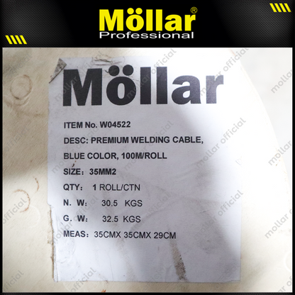 MOLLAR W04522 Kabel Las Tembaga Murni 35 mm - Per Meter
