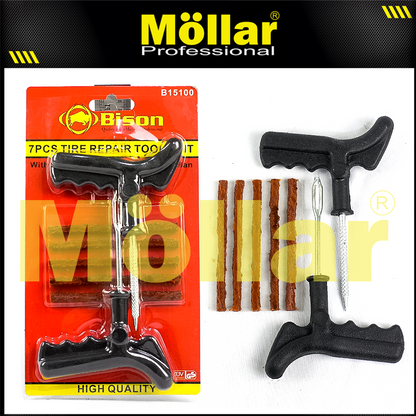 [PAKET] BISON 151 Alat Tambal Ban Tubles & Refill Cacing Karet Tubeless