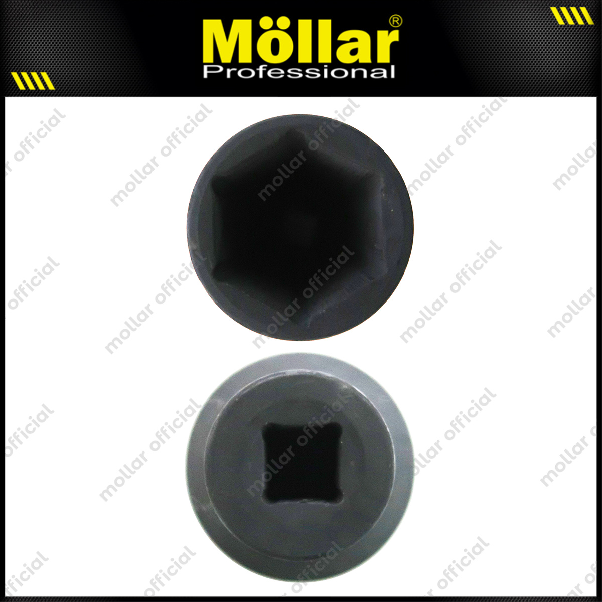 MOLLAR B13660 Mata Sok Panjang 1/2" 6PT 36 mm / Deep Socket
