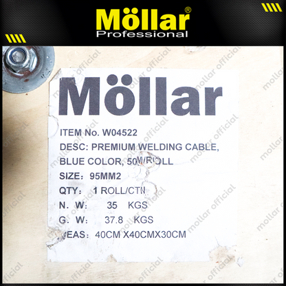 MOLLAR W04522 Kabel Las Tembaga Murni 95 mm - Per Meter