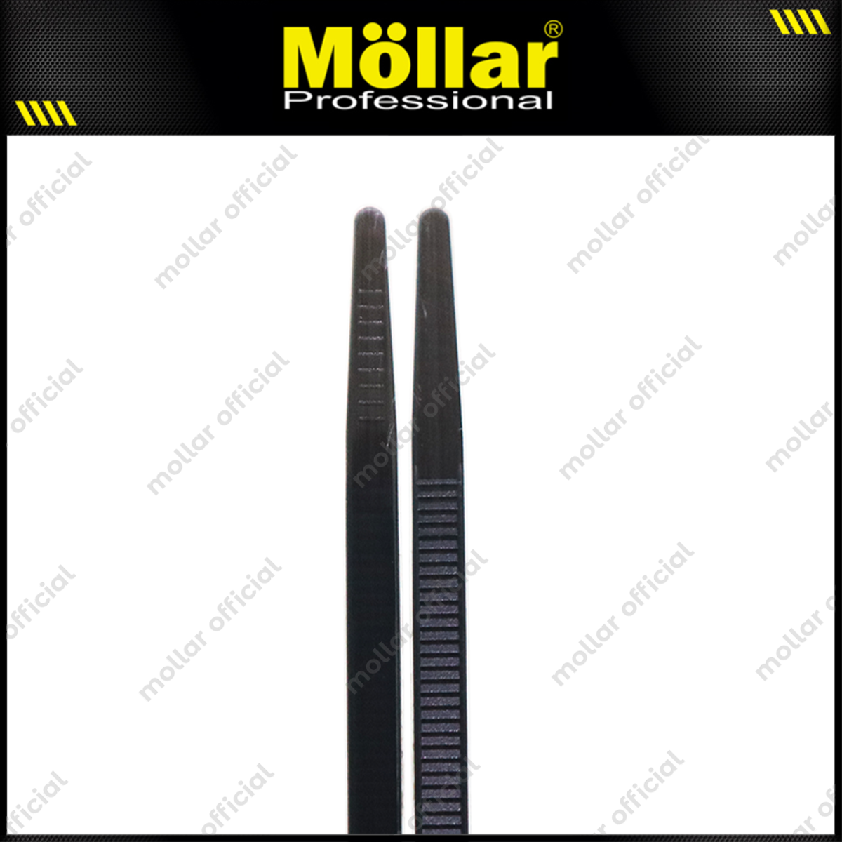 MOLLAR KT-48400 Kabel Ties 4.8x400 mm Hitam