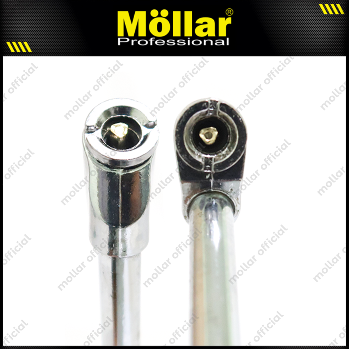 MOLLAR ATC14 Air Tire Chuck Double Head 1/4" / Alat Isi Angin