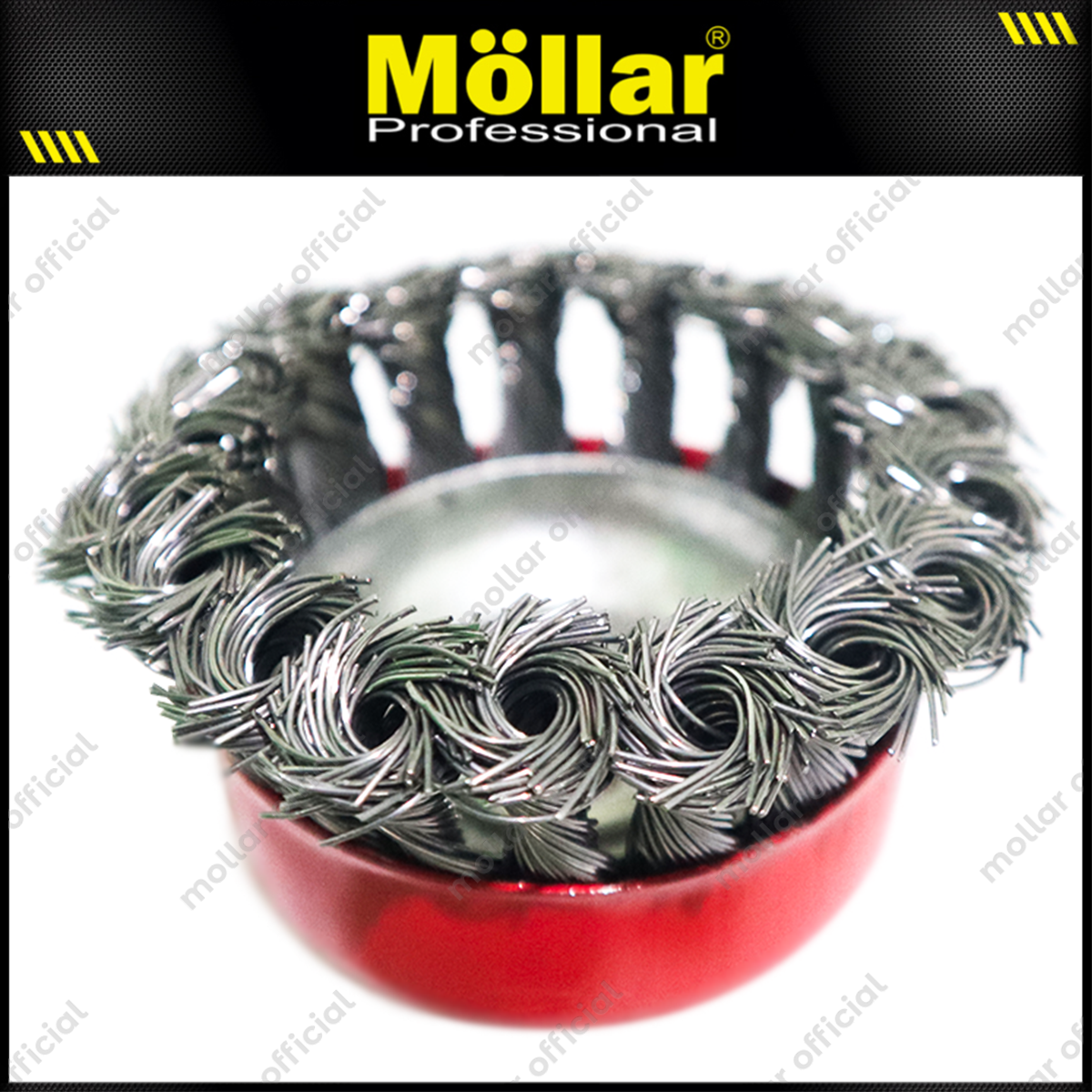 BISON D83081 Sikat Mangkok Kepang 3"