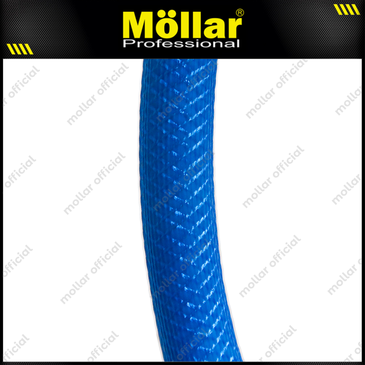 MOLLAR Selang Kompresor Biru 7 Layer 400 bar Panjang 15 meter