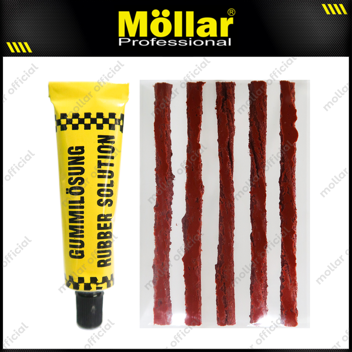 BISON B15100 Alat Tambal Ban Tubles Set Gagang Plastik