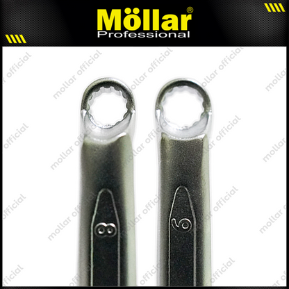 [PAKET] 4 Set MOLLAR Kunci Stel Klep T40 + MOLLAR Kunci Ring 8 x 9 mm + MOLLAR Feeler Gauge 17 blades + MOLLAR Kunci Tutup Klep Lurus 17x24 mm
