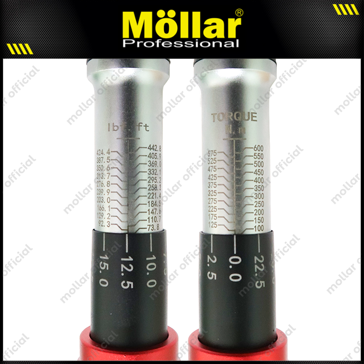 MOLLAR B11957 Kunci Momen Torsi 3/4" 100-600 Nm / Adjustable Torque Wrench