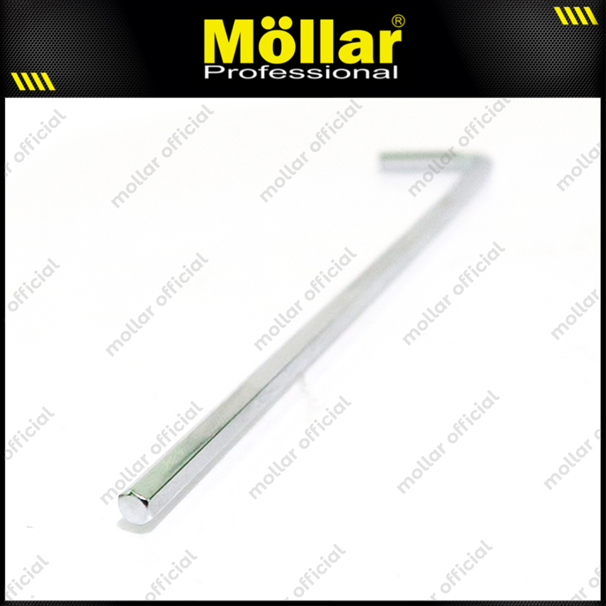MOLLAR 10 Pcs 4 Mm Flat Kunci L Panjang Long Hex Key Wrench Hexagonal