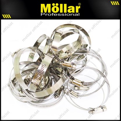 BISON Klem Selang 4" Inch Stainless Steel Hose Clips - Isi 20 Pcs