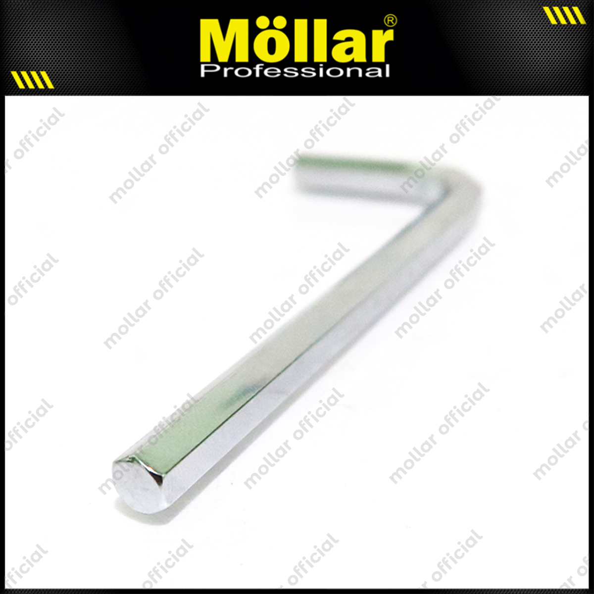 MOLLAR 10 Pcs 6 Mm Flat Kunci L Pendek Short Hex Key Wrench Hexagonal