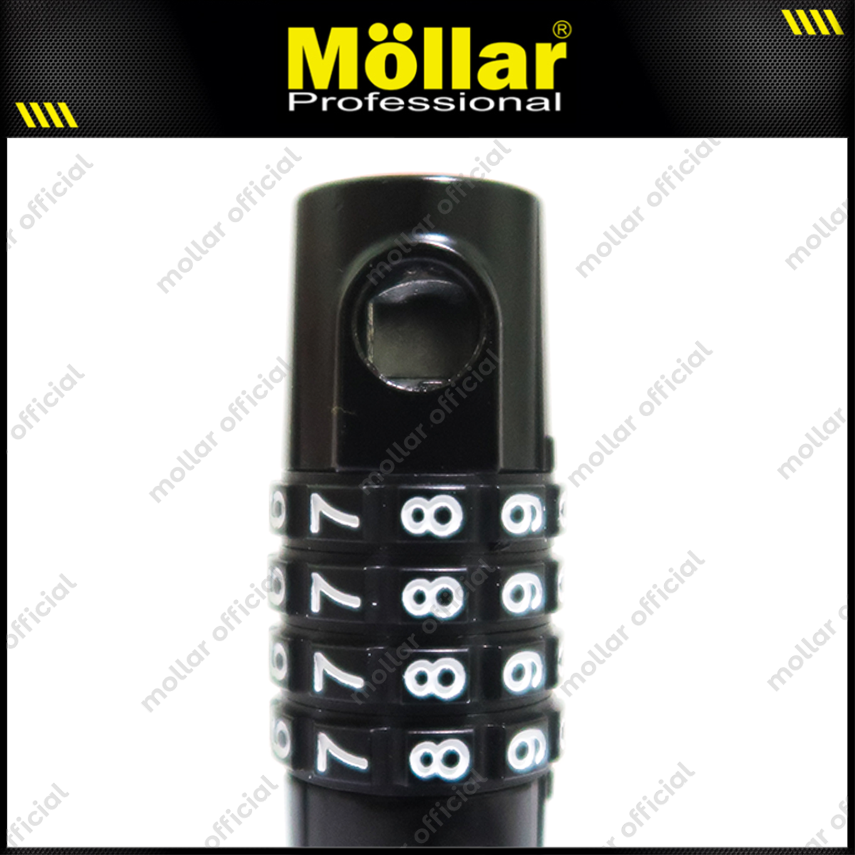 BRABUS 6533 Gembok Kombinasi Nomor Tipe U