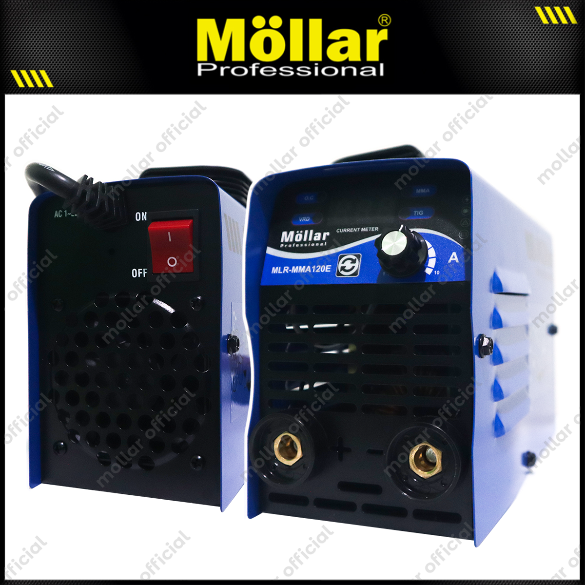 MOLLAR MMA120 Mesin Las Listrik Inverter 450 Watt