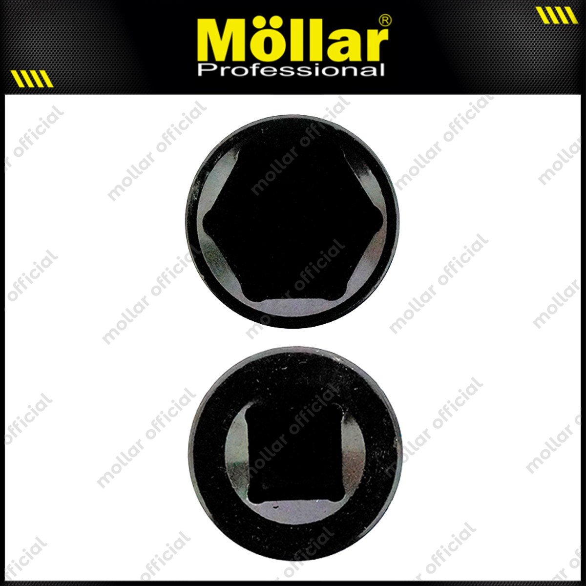 MOLLAR B13660 Mata Sok Panjang 1/2" 6PT 24 mm / Deep Socket