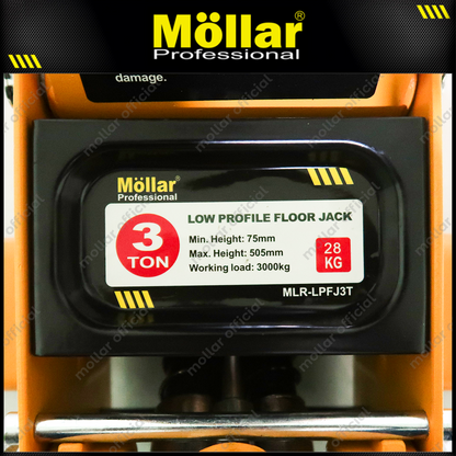 MOLLAR LPFJ3T Dongkrak Buaya 3 Ton Ceper 2 Pump