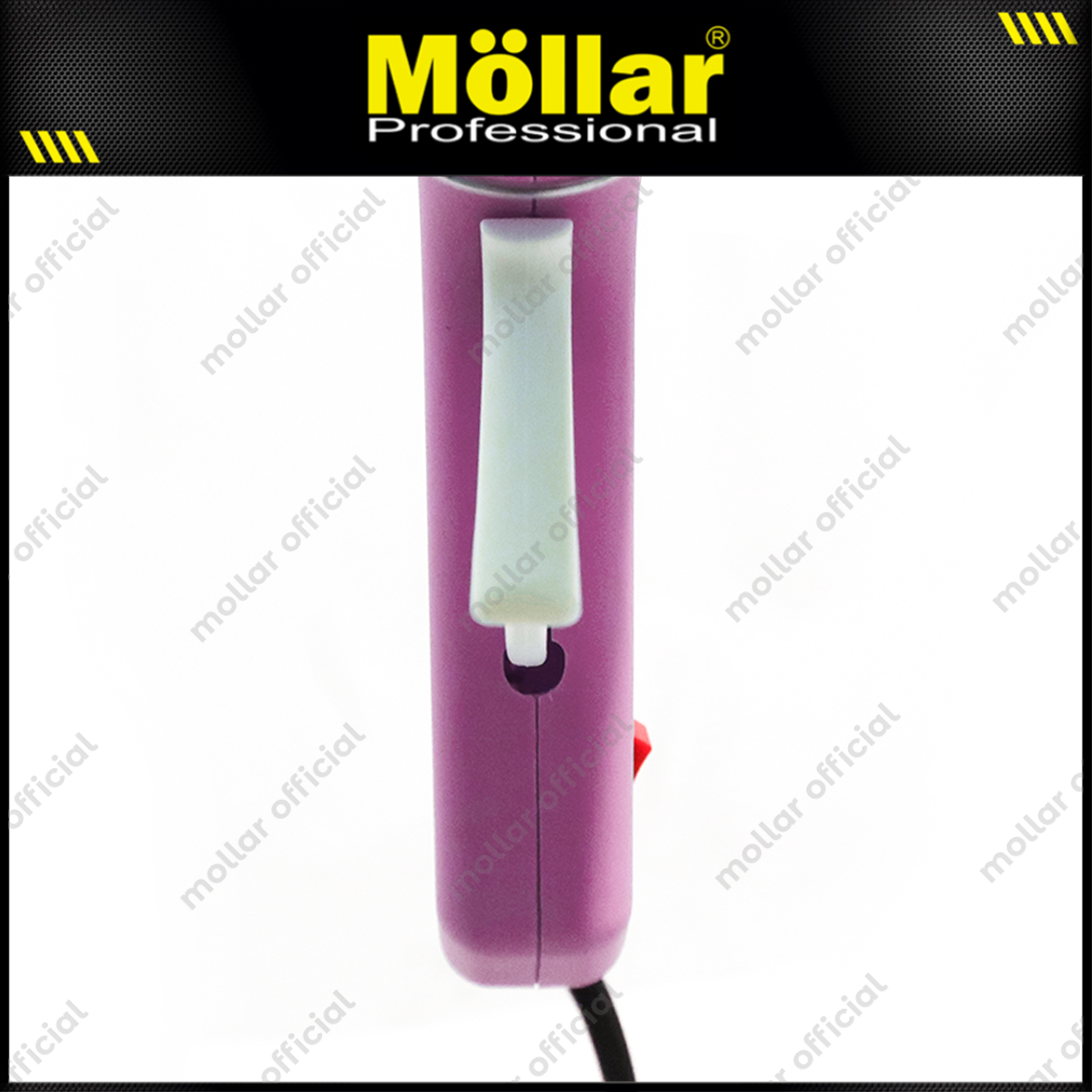 [PAKET] MOLLAR Alat Lem Tembak Pink 20 Watt & 10 Pcs Refill Glue Gun