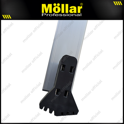 MOLLAR Tangga Lipat Almunium 4x3 3.4 meter 2 Roda