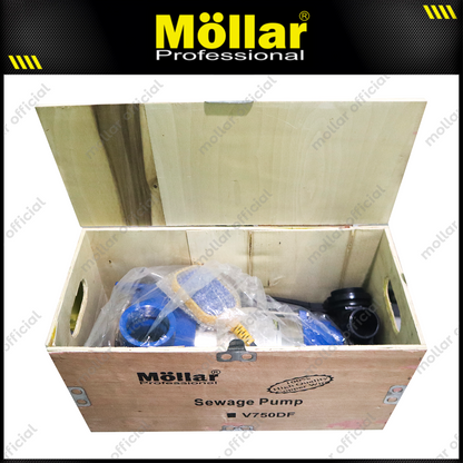 MOLLAR V750DF Pompa Celup Air Kotor 2" 750 Watt Otomatis + Cutter