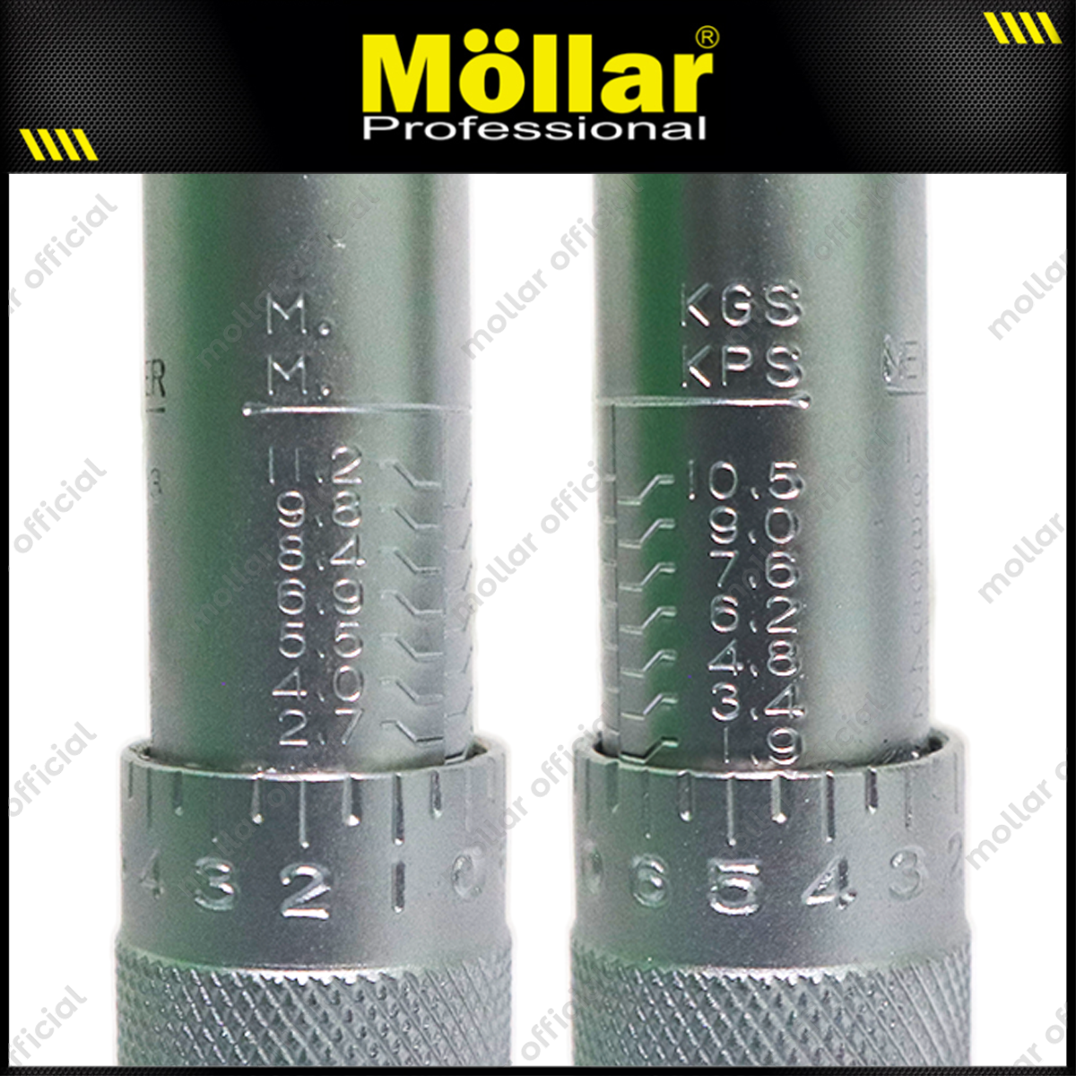 MOLLAR B11960 Kunci Momen Torsi 3/8" 19-110 Nm / Adjustable Torque Wrench