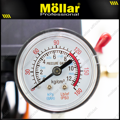 MOLLAR MLR-AC-1024S Mesin Kompresor Listrik Oilless 3/4 HP 24 Liter