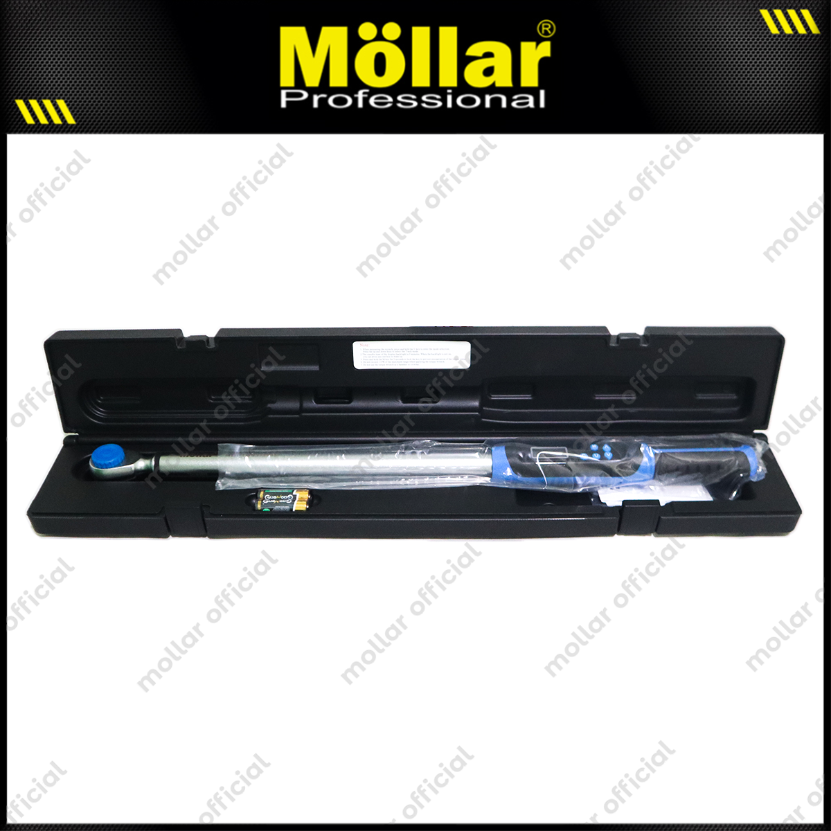 MOLLAR TW05-340D Kunci Momen Torsi Digital 1/2" 17-340 Nm