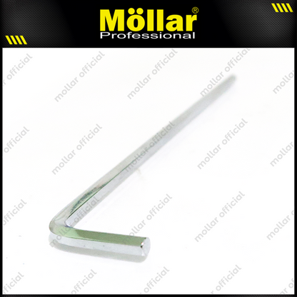 MOLLAR 10 Pcs 4 Mm Flat Kunci L Panjang Long Hex Key Wrench Hexagonal