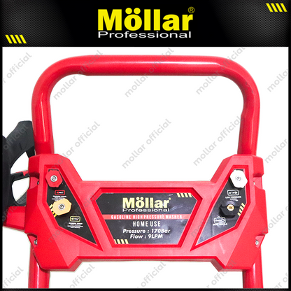 MOLLAR HPW2500E Mesin Jet Cleaner Bensin 7 HP 170 Bar / Gasoline High Pressure Washer