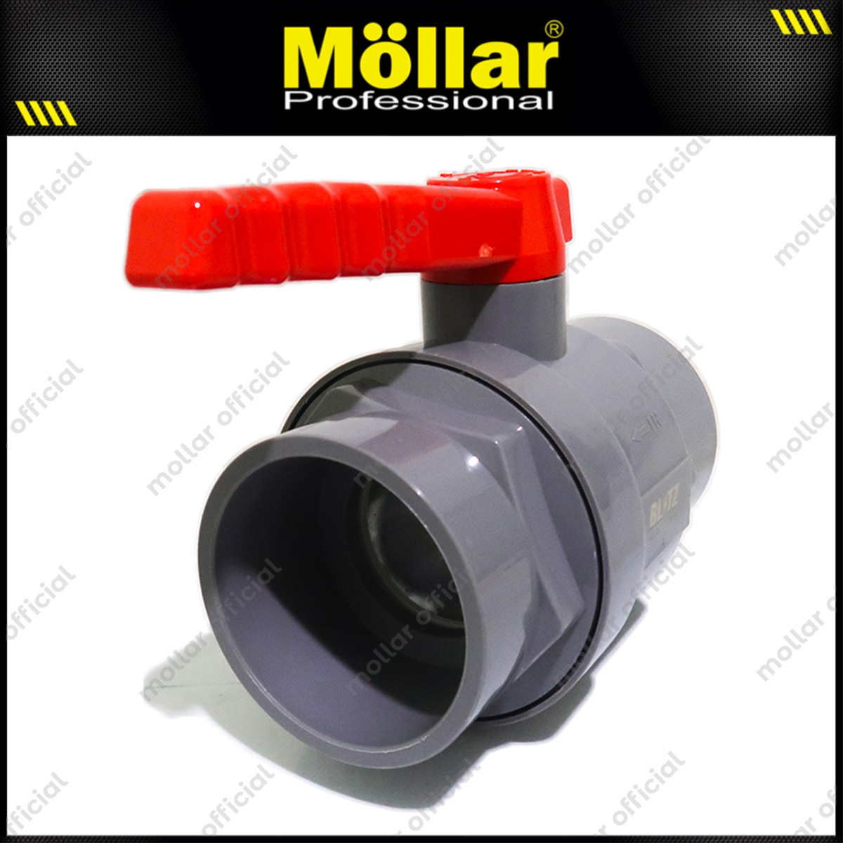 BLITZ PI-931 Stop Kran Plastik 3" / Ball Valve PVC