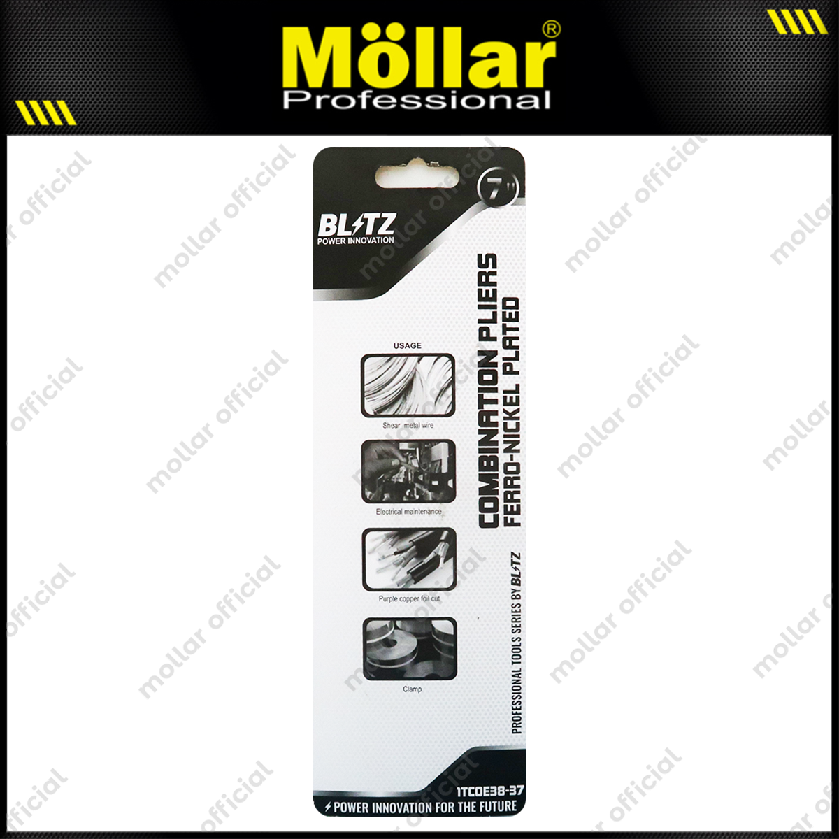 BLITZ 1TCOE38-37 Tang Kombinasi 7" Ferro Nickel