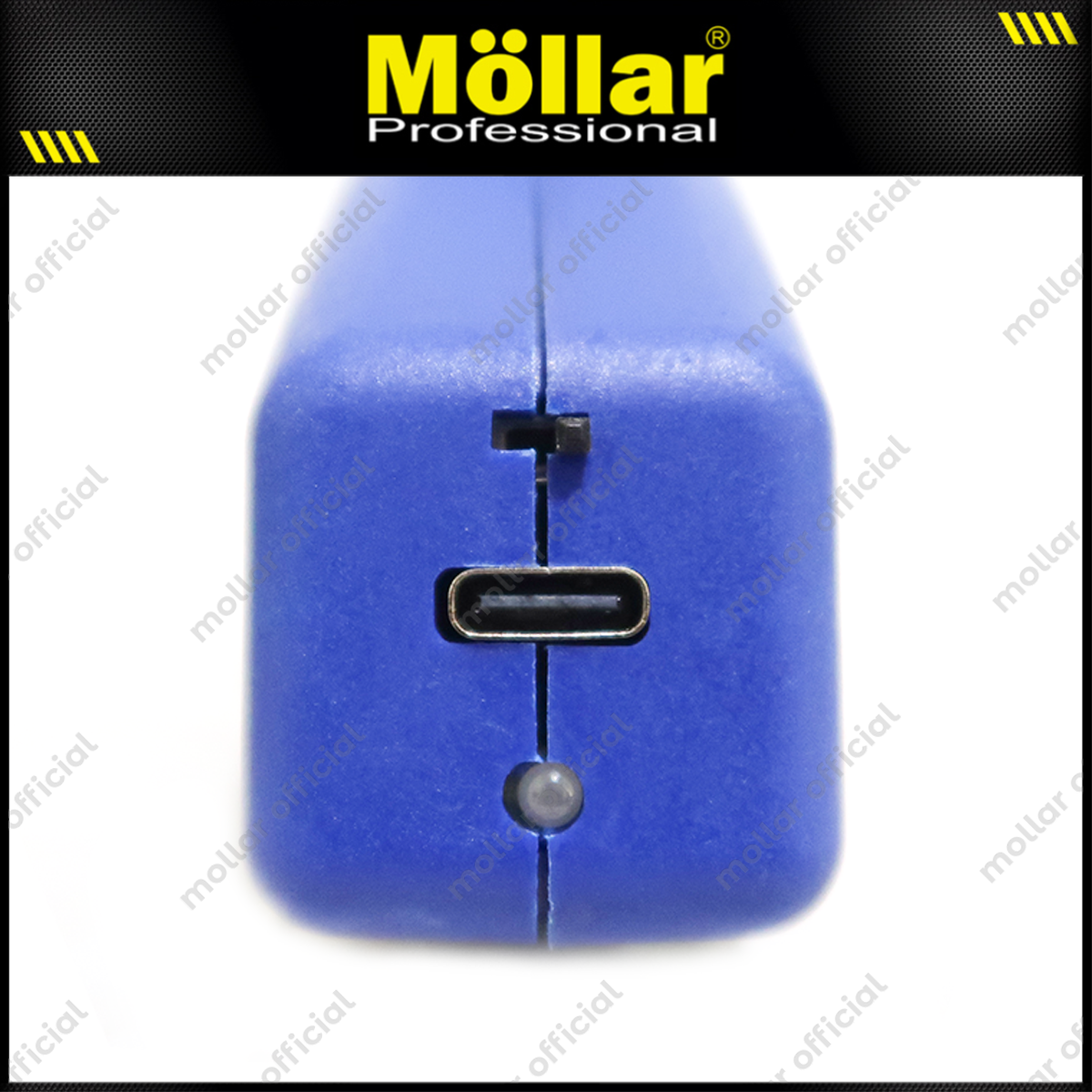 MOLLAR CGG04010 Mesin Lem Tembak Kecil Baterai 4V / Cordless Glue Gun