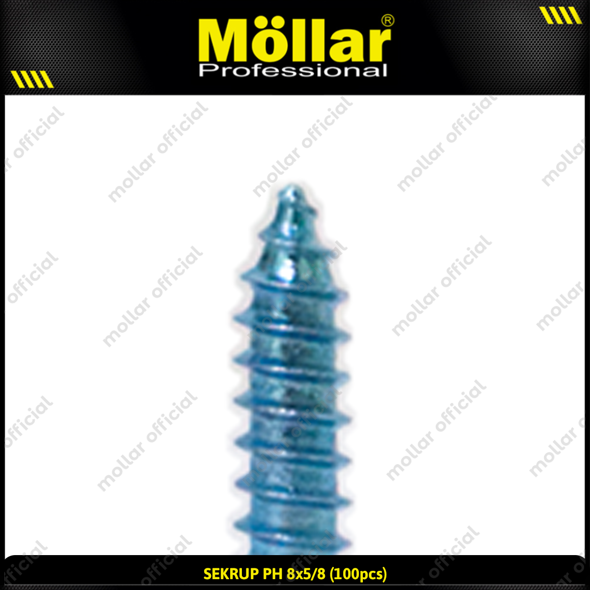 MOLLAR 93-030 Sekrup PH 8 x 5/8 - 100 pcs