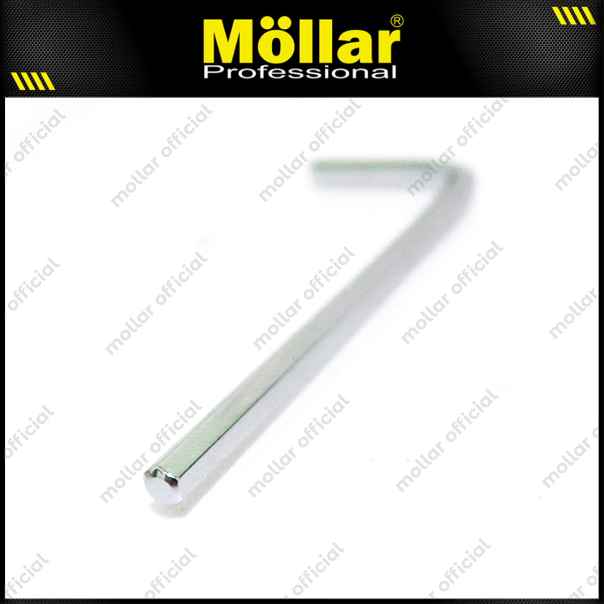 MOLLAR 10 Pcs 4 Mm Flat Kunci L Pendek Short Hex Key Wrench Hexagonal