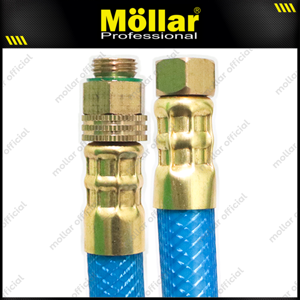 MOLLAR Selang Kompresor Biru 7 Layer 400 bar Panjang 100 meter