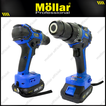 MOLLAR CID20600 Mesin Bor Beton Baterai 20V / Brushless Cordless Impact Drill