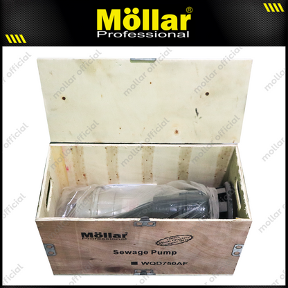 MOLLAR WQD750AF Pompa Celup Air Kotor 3" 750 Watt Otomatis