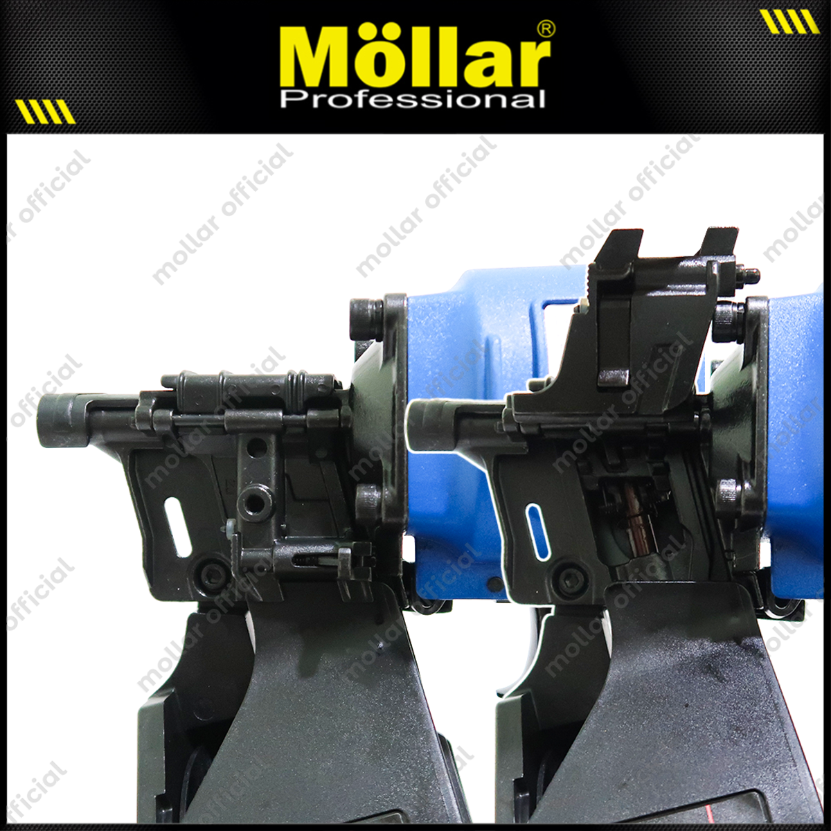MOLLAR CN70 Mesin Coil Stapler Gun Angin Kompresor
