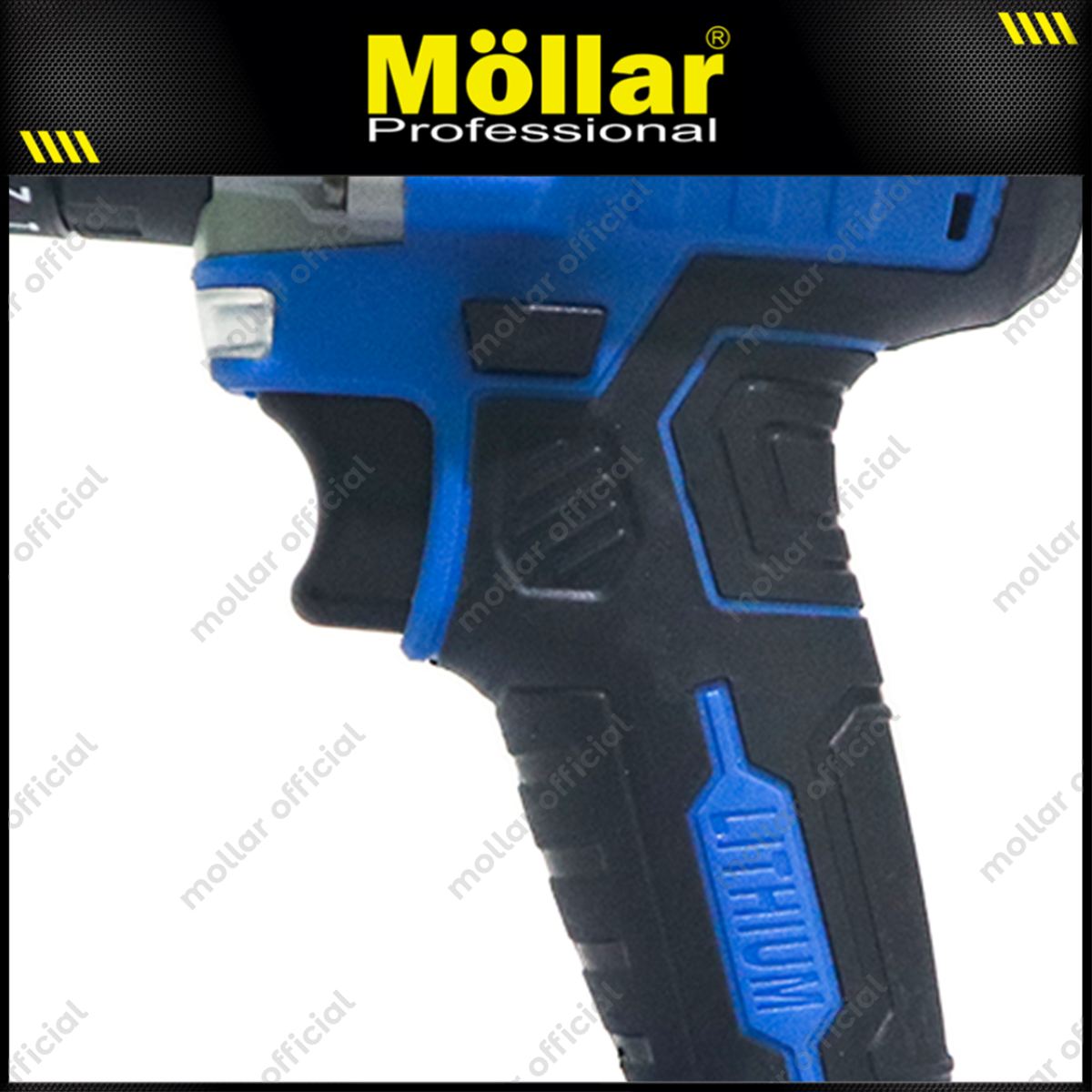 MOLLAR CID20600-U POLOSAN Cordless Impact Drill 13 mm 20V Tanpa Baterai & Charger