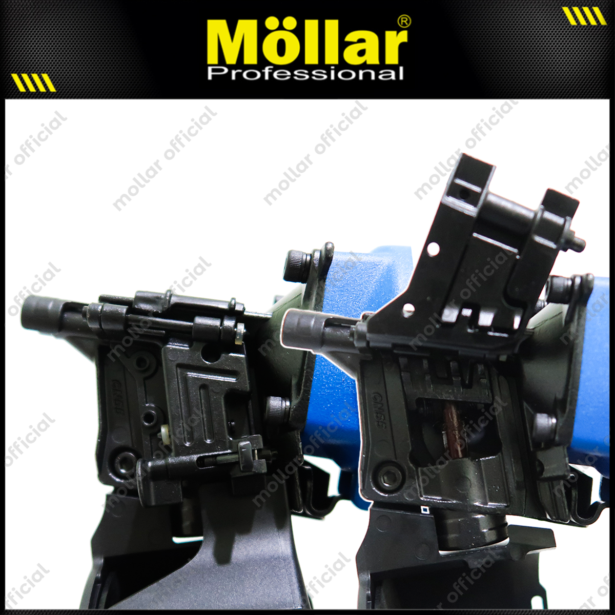 MOLLAR CN55 Mesin Coil Stapler Gun Angin Kompresor