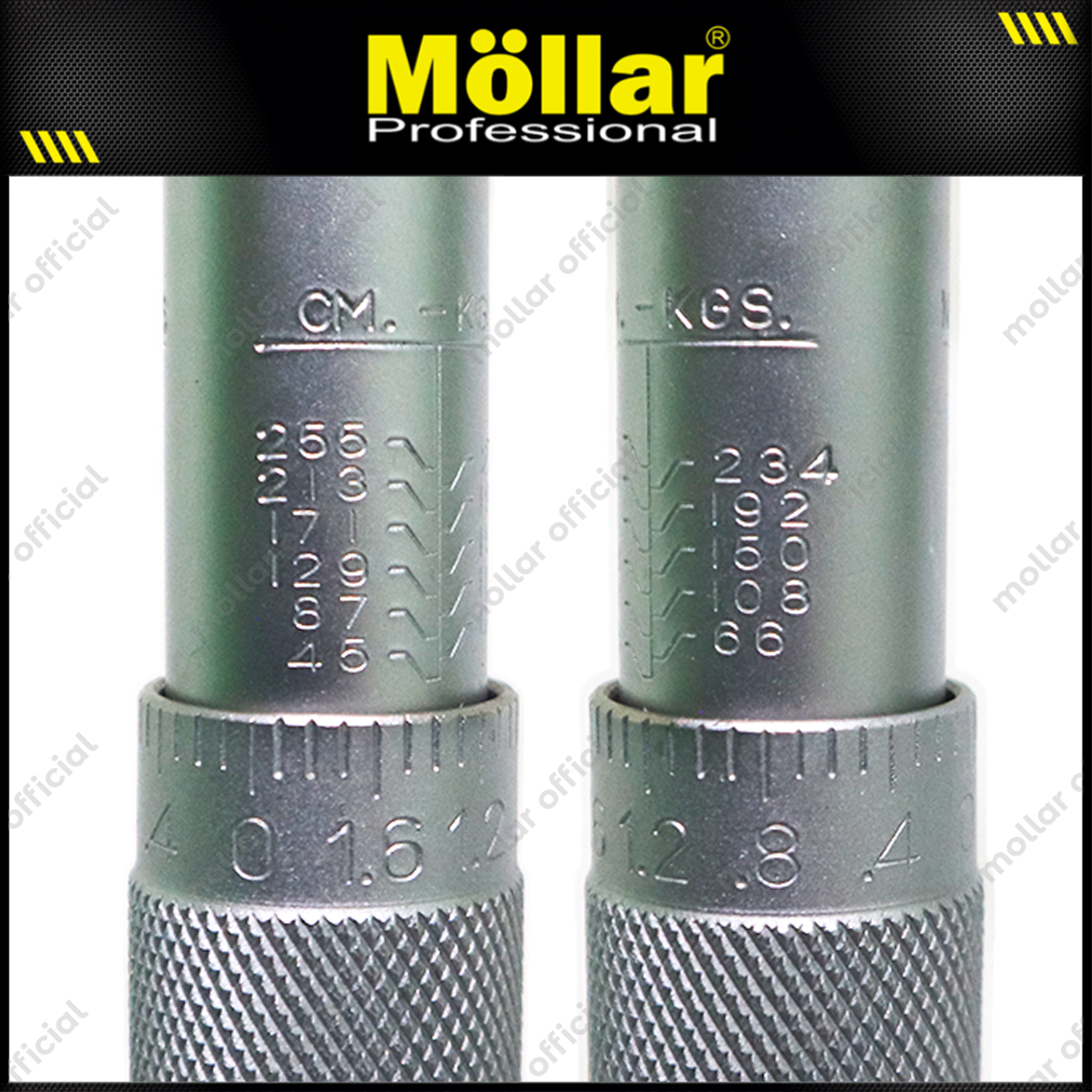 MOLLAR B11966 Kunci Momen Torsi 1/4" 5-25 Nm / Adjustable Torque Wrench