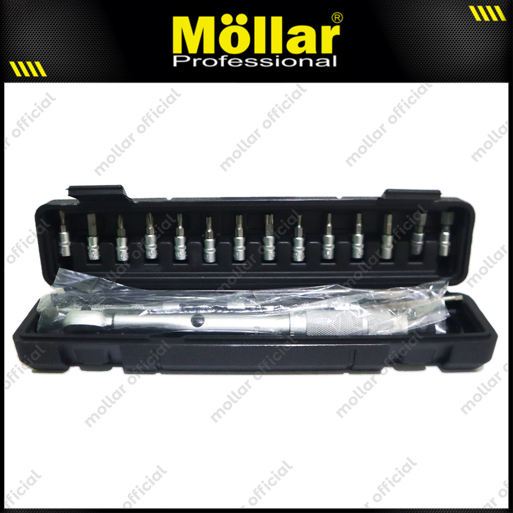 MOLLAR B11966 Kunci Momen Torsi 1/4" 5-25 Nm / Adjustable Torque Wrench