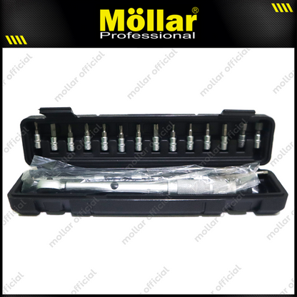 MOLLAR B11966 Kunci Momen Torsi 1/4" 5-25 Nm / Adjustable Torque Wrench