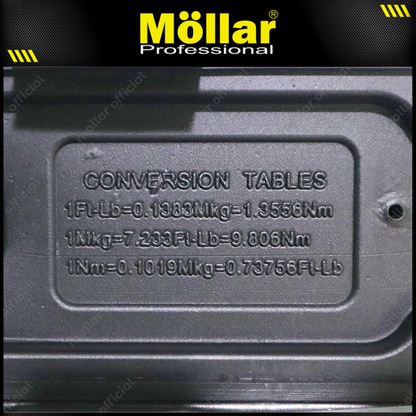 MOLLAR B11960 Kunci Momen Torsi 3/8" 19-110 Nm / Adjustable Torque Wrench