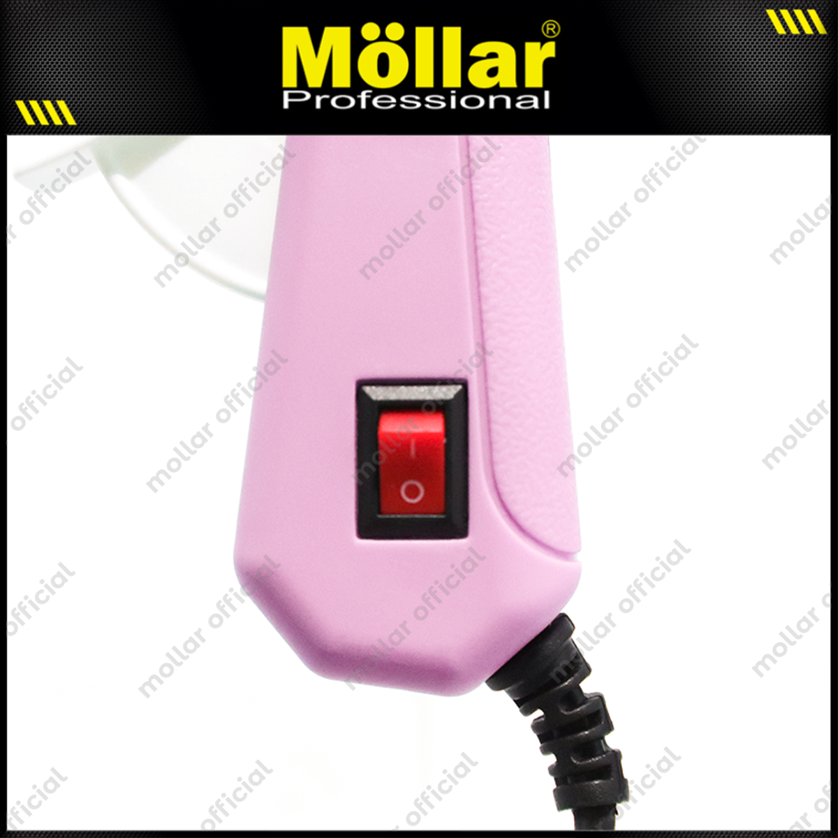 [PAKET] MOLLAR Alat Lem Tembak Pink 20 Watt & 10 Pcs Refill Glue Gun