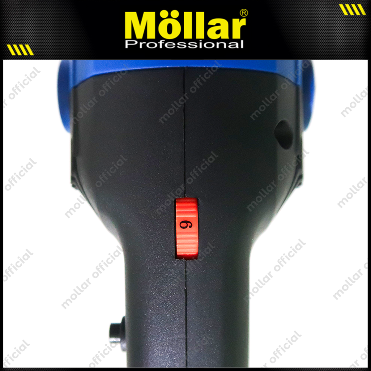 MOLLAR P1200 Mesin Poles Listrik 7" Variable Speed / Polisher